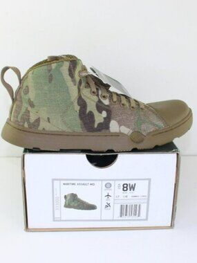 New Altama Maritime Assault Camouflage Military Mid Shoe (8 US)
